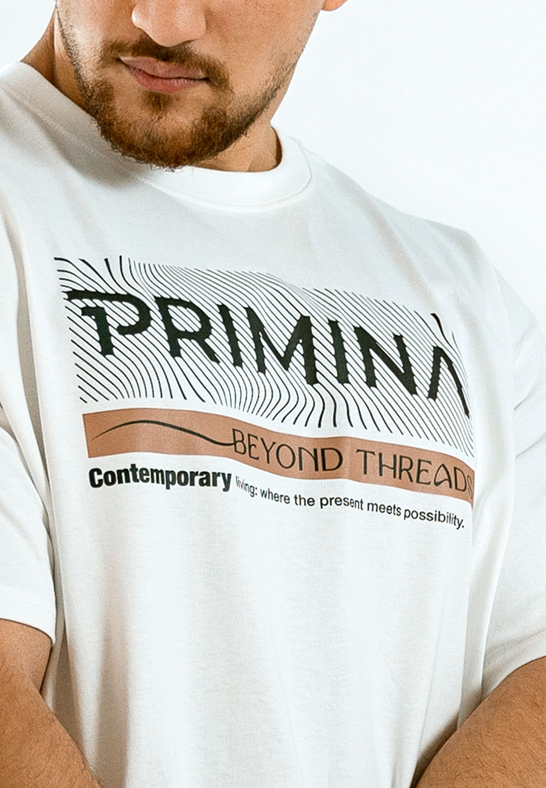 Buy Now Oversized Men T-Shirt Online In Dubai | Contemporary | Primina