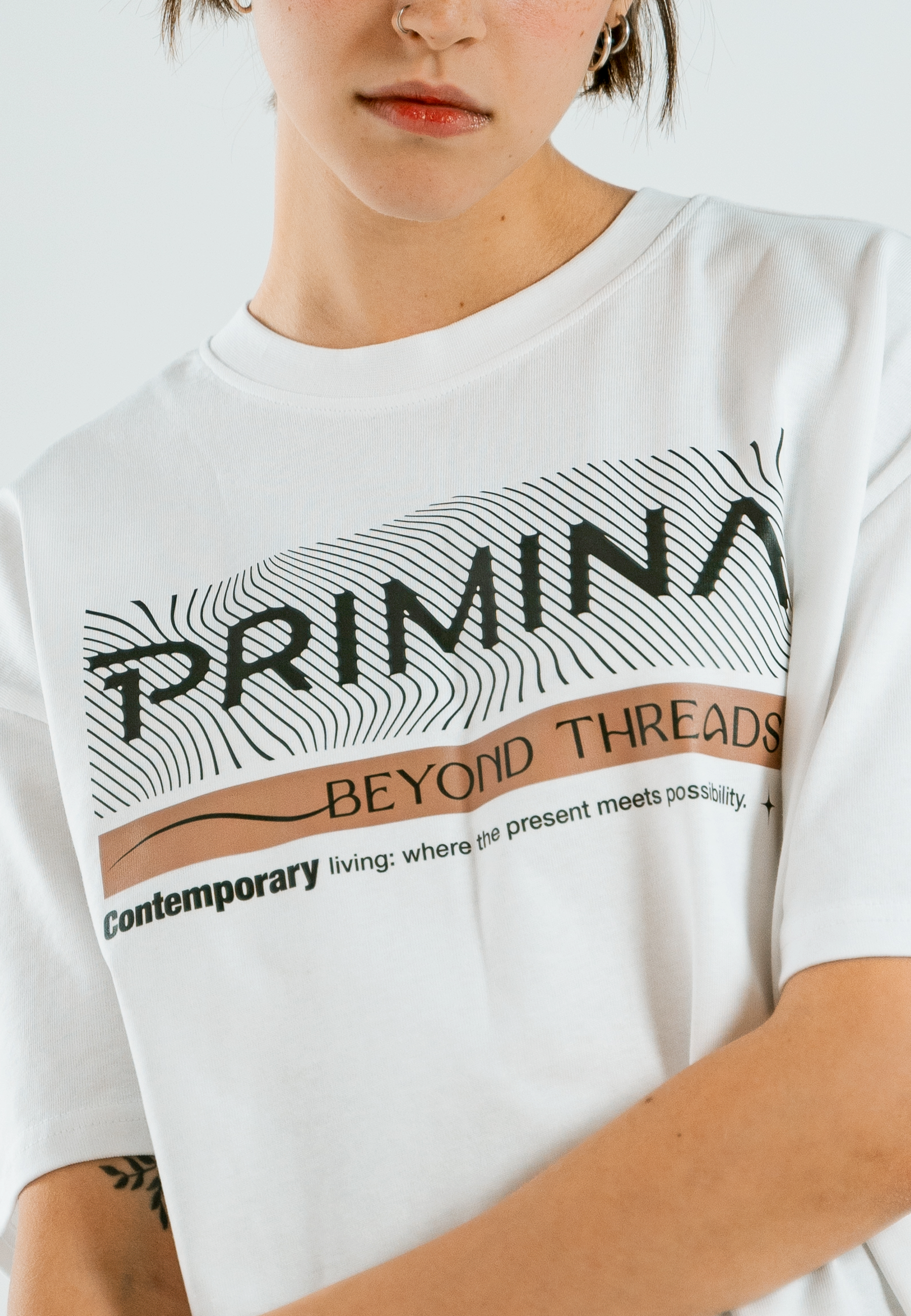 Buy Oversized T-Shirts For Women Online In Dubai & The UAE | Primina